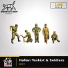 1:48 - WW2 Tankistes & Soldats italiens