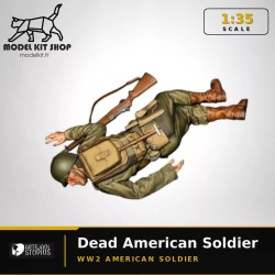 1:35 - WW2 Soldat américain mort