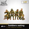 1:35 - WW2 Soldats Américains mangeant