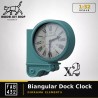 1:32 - Horloge de quai biangulaire