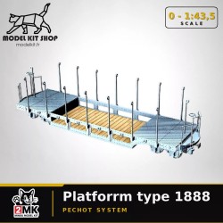 0 (1: 43.5) - Artillerie-Plattform "Pechot" Typ 1888