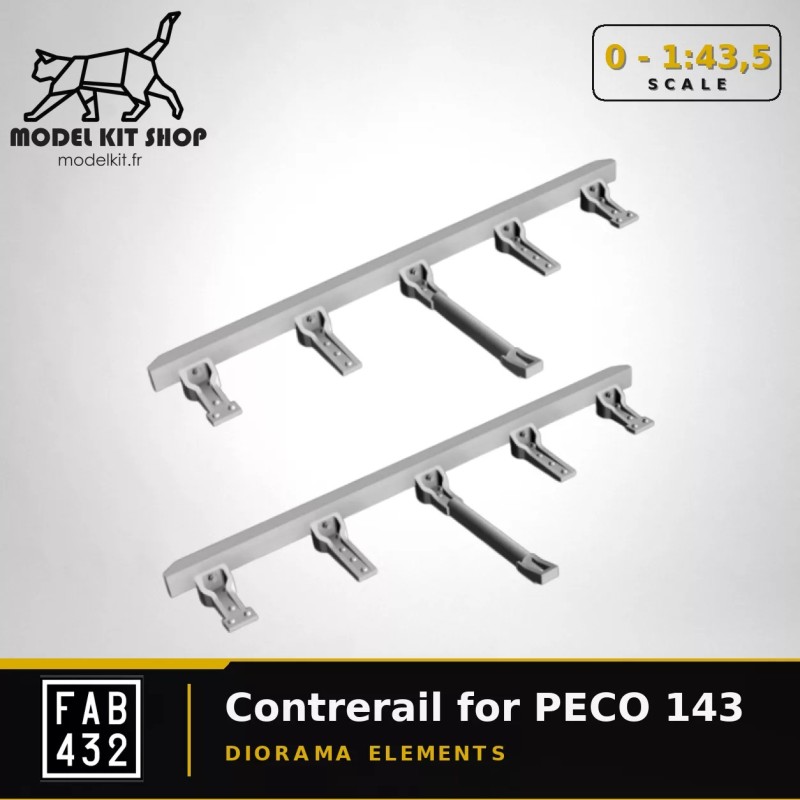 0 (1:43,5) - Contrerail pour appareil de voie PECO au code 143