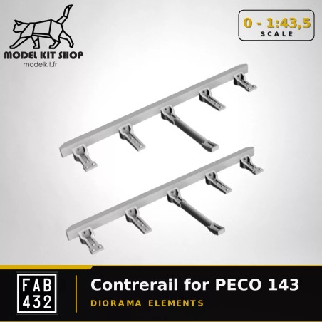 0 (1:43,5) - Contrerail pour appareil de voie PECO au code 143