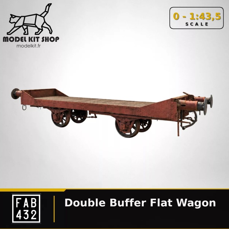 0 (1:43.5) - Wagon Plat à Double Tamponnenent