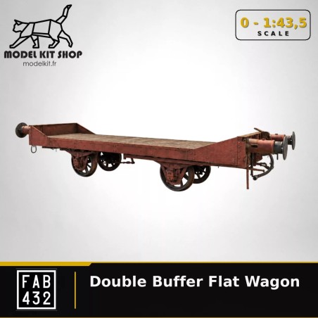 0 (1:43.5) - Wagon Plat à Double Tamponnenent