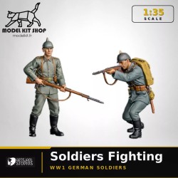 1:35 - WW1 Soldats Allemands combatant