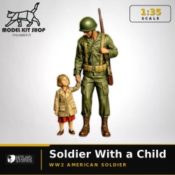 1:35 - WW2 Soldat américain avec une fille