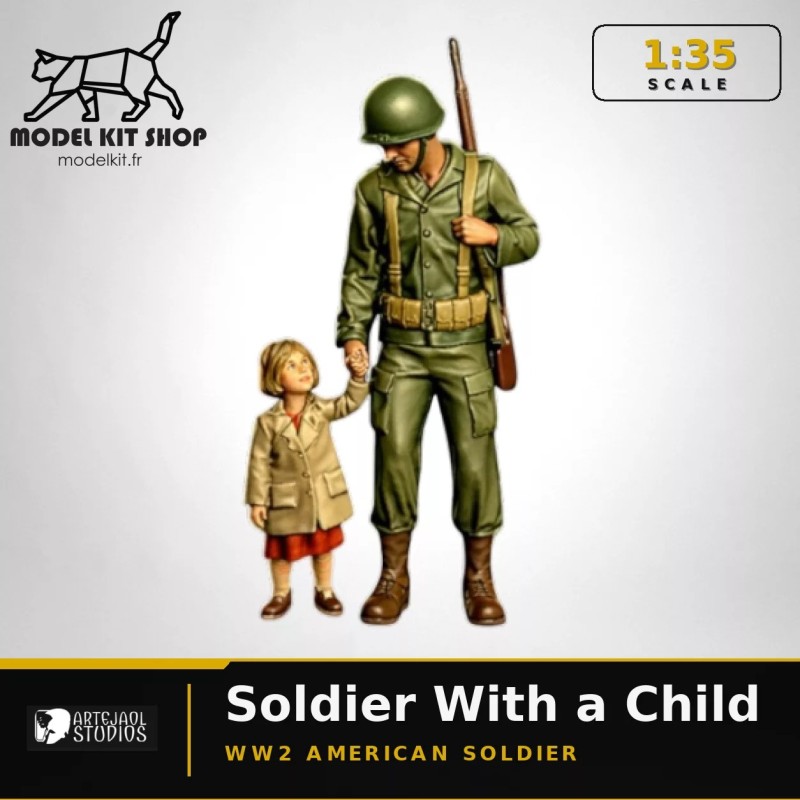 1:35 - WW2 Soldat américain avec une fille