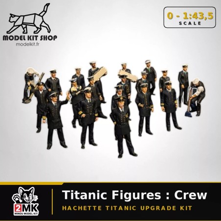 KIT F2 - Figurines Titanic  2 : Le commandant et l'équipage