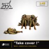 1:48 - Soldats Américains WW2 - "Take cover !"