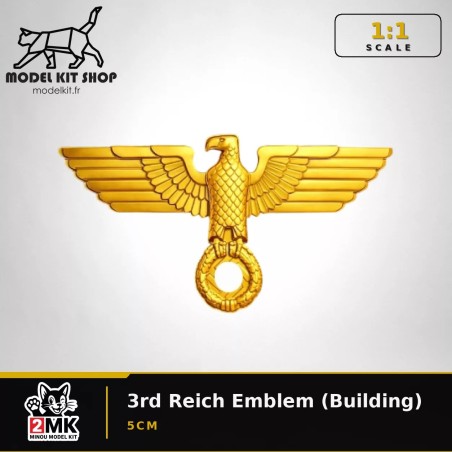 Emblème de Bâtiment 3ème Reich (5 cm)