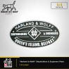 1:1 - Plaque du Titanic "Harland & Wolff" Shipbuilders & Engineers