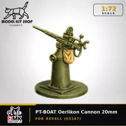 1:72 - WW2 PT-BOAT Oerlikon Cannon 20mm (Revell  05147)