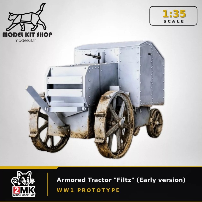 1:35 - WW1 - Tank Prototype Français basé sur le tracteur "Filtz" (Early version)