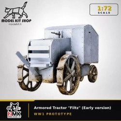 1:72 - WW1 - Tank Prototype Français basé sur le tracteur "Filtz" (Early version)