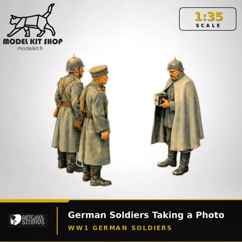 1:35 - WW1 Soldats allemands prenant une photo