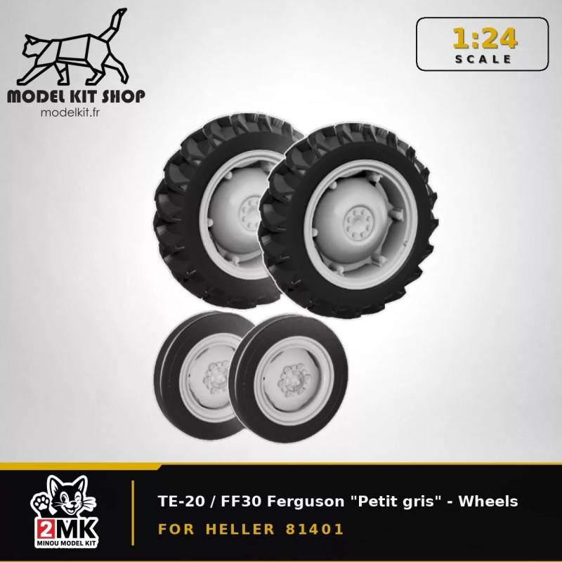 TE-20 / FF30 Ferguson "Petit gris" - Roues (81401)