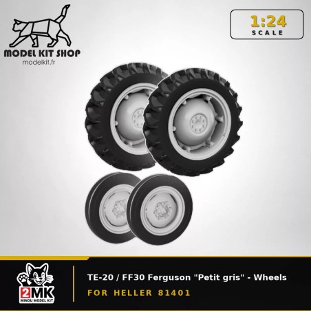 TE-20 / FF30 Ferguson "Petit gris" - Roues (81401)
