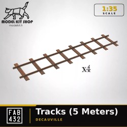 1:35 - Rails Decauville (Voie de 60)