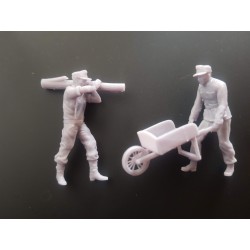 1:35 Serie - WW2 soldados alemanes trabajando 1