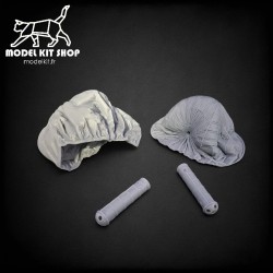 1:35 - Containers SOE Type H et parachutes - Résistance WW2 -