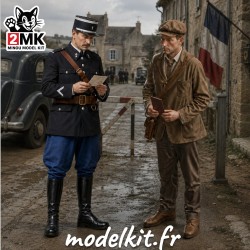 1:35 - Gendarmes 1940 – Contrôle d’identité - Modelkit.fr