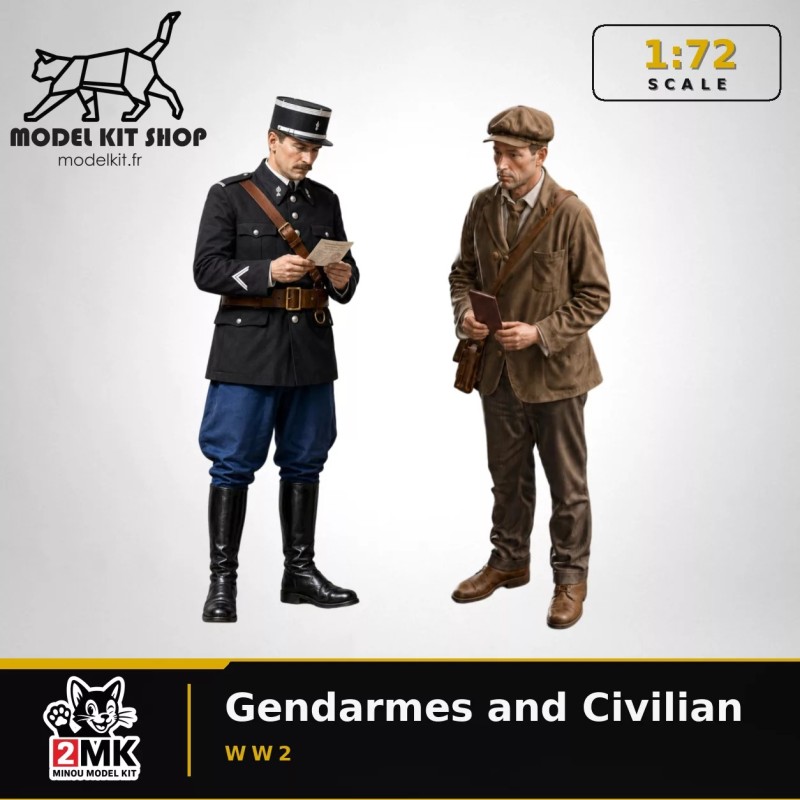 1:72 - Gendarmes 1940 – Contrôle d’identité