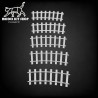 0 (1:43.5) - Rails Decauville (Voie de 60) - Courbes x 5 -