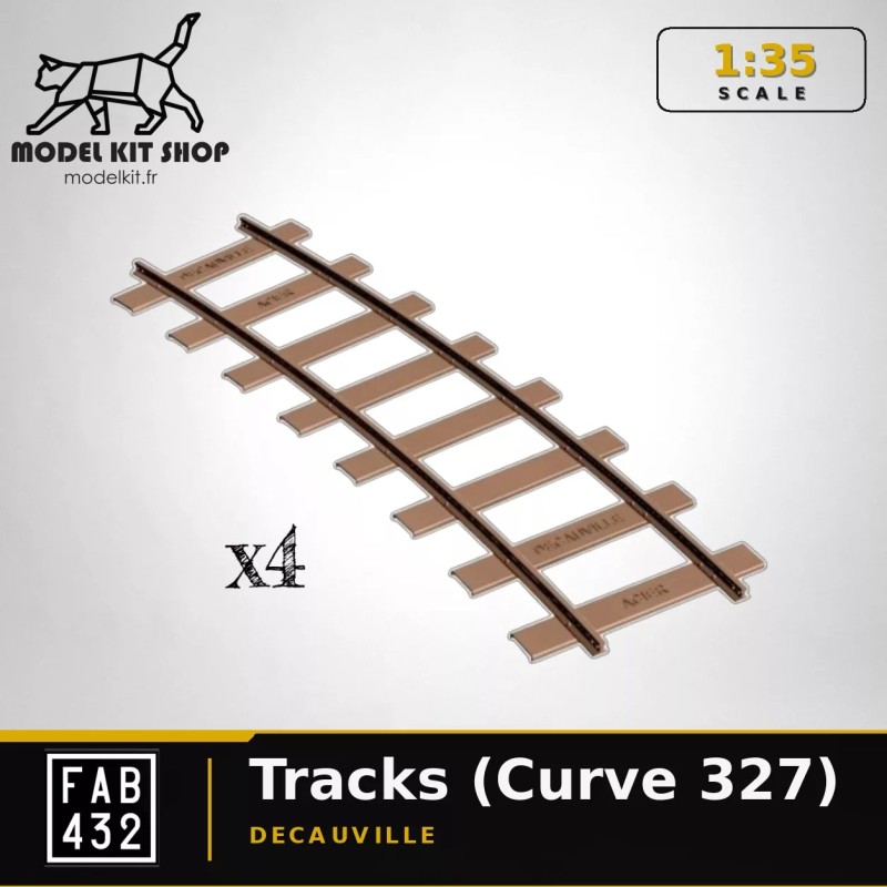 1:35 - Rails Decauville (Voie de 60)  - Courbes