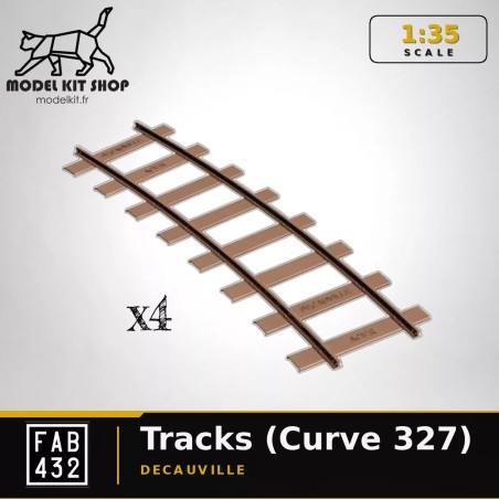 1:35 - Rails Decauville (Voie de 60)  - Courbes