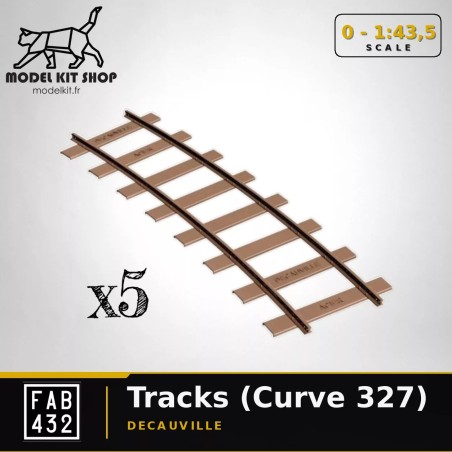 0 (1:43.5) - Rails Decauville (Voie de 60)  - Courbes x 5