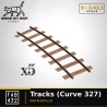 0 (1:43.5) - Rails Decauville (Voie de 60)  - Courbes x 5