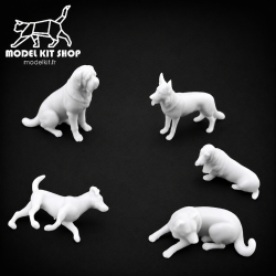 0 (1:43.5) - Les Chiens - Modelkit.fr