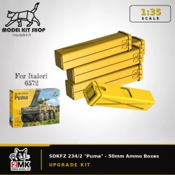 1:35 - SDKFZ 234/2 "Puma" - Boite à munitions pour 50mm