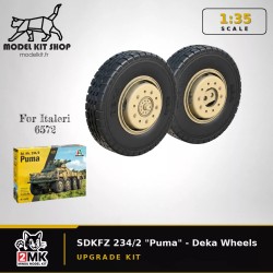 1:35 - SDKFZ 234/2 "Puma" - Roues avec pneus Deka