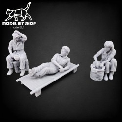 1:35 - 2db LECLERC - The Rochambelles (enfermeras)