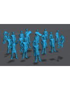 KIT F2 - Titanic 2 Figures: Commander and Crew
