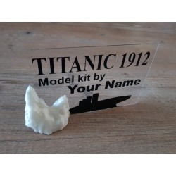 TITANIC- HACHETTE - TRUMPETER Modell - Kundenspezifischer Ständer