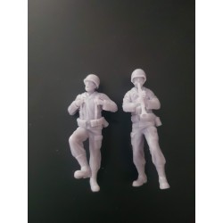 1:35 Serie - WW2 American soldiers dancing and playing the clarinet