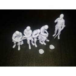 1:48 Serie - WW2 American soldiers eating