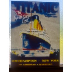 Lithophan - TITANIC - White Star Line Company