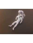 1:35 - WW2 Soldat américain blessé & médic
