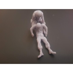 1:35 - WW2 Soldat américain blessé & médic
