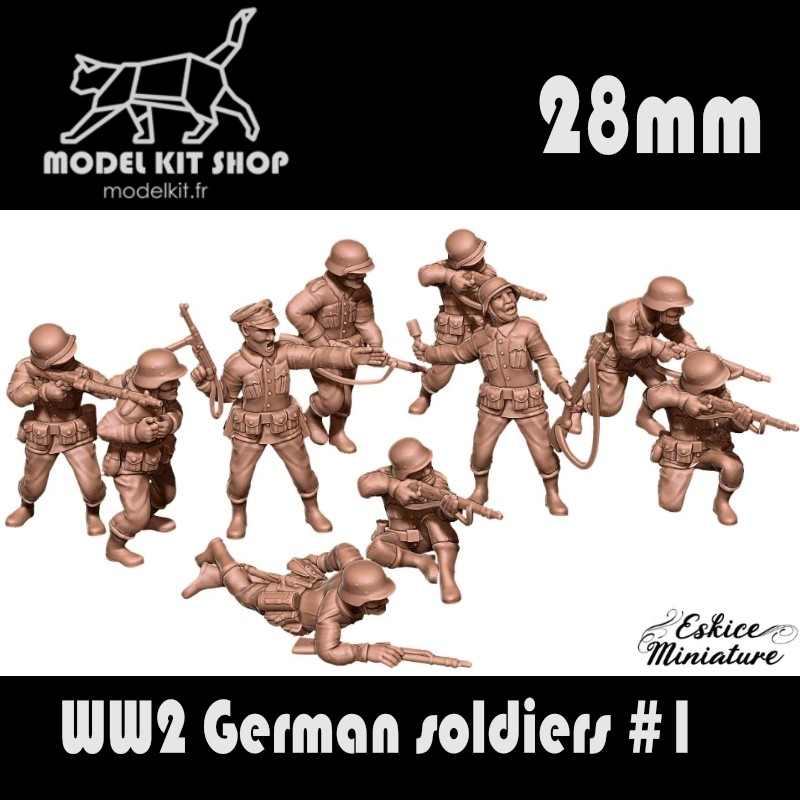 28mm Wargame - WW2 -  German soldiers