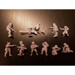 28mm / 1:56 - WW2 - Fallschirmjäger Unterstützung