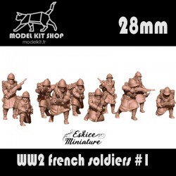 28mm Wargame - WW2 -  Französische Infanterie