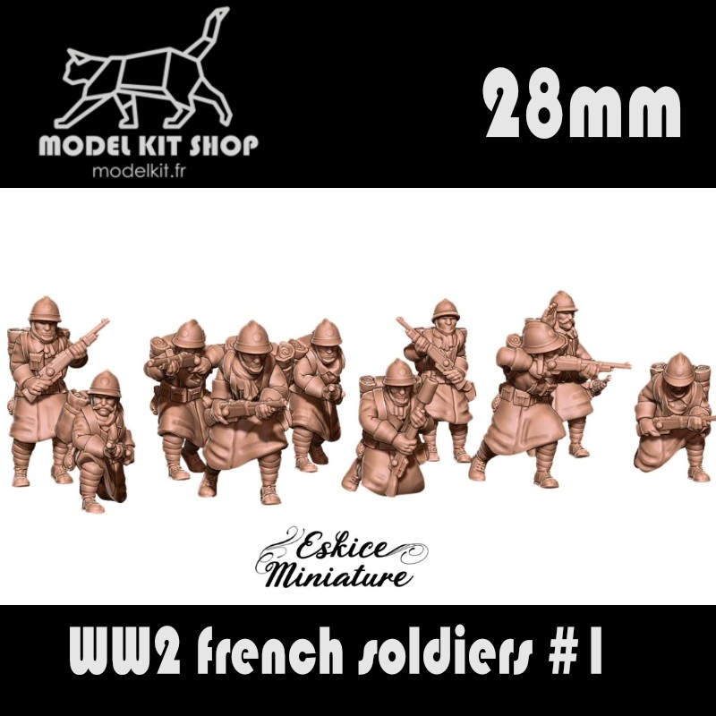 28mm Wargame - WW2 -  Infanterie française