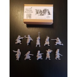 28mm / 1:56 - WW2 - Soldados alemanes en invierno