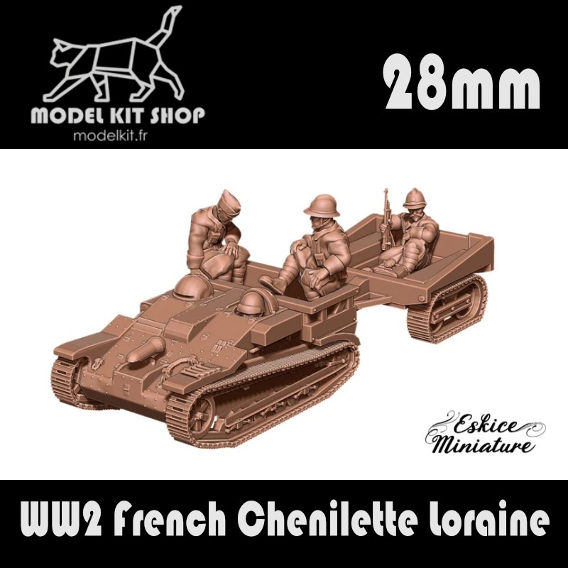 28mm Wargame - WW2 -  Chenilette Loraine