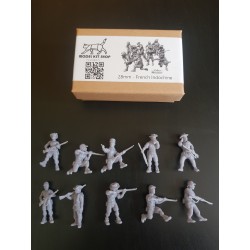 28mm / 1:56 - soldados franceses en Indochina